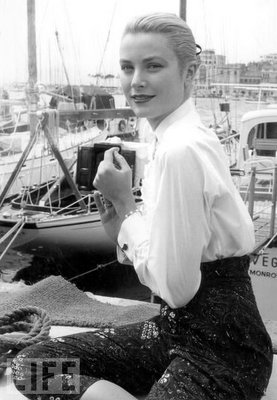 Grace Kelly at the festival in 1955.
