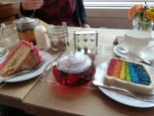 Tea and cake in Manchester.