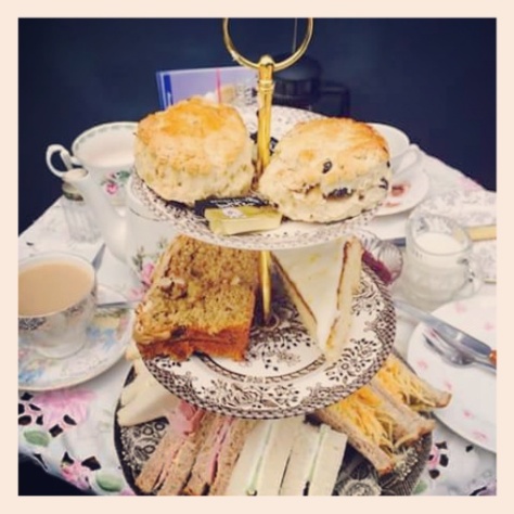 Gill's photo of our Afternoon tea. :)