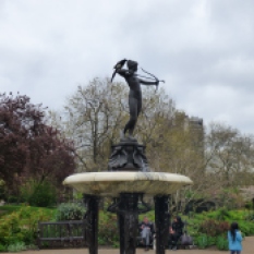 The Huntress Fountain.