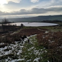 Sabden and Churn Clough Reservoir.